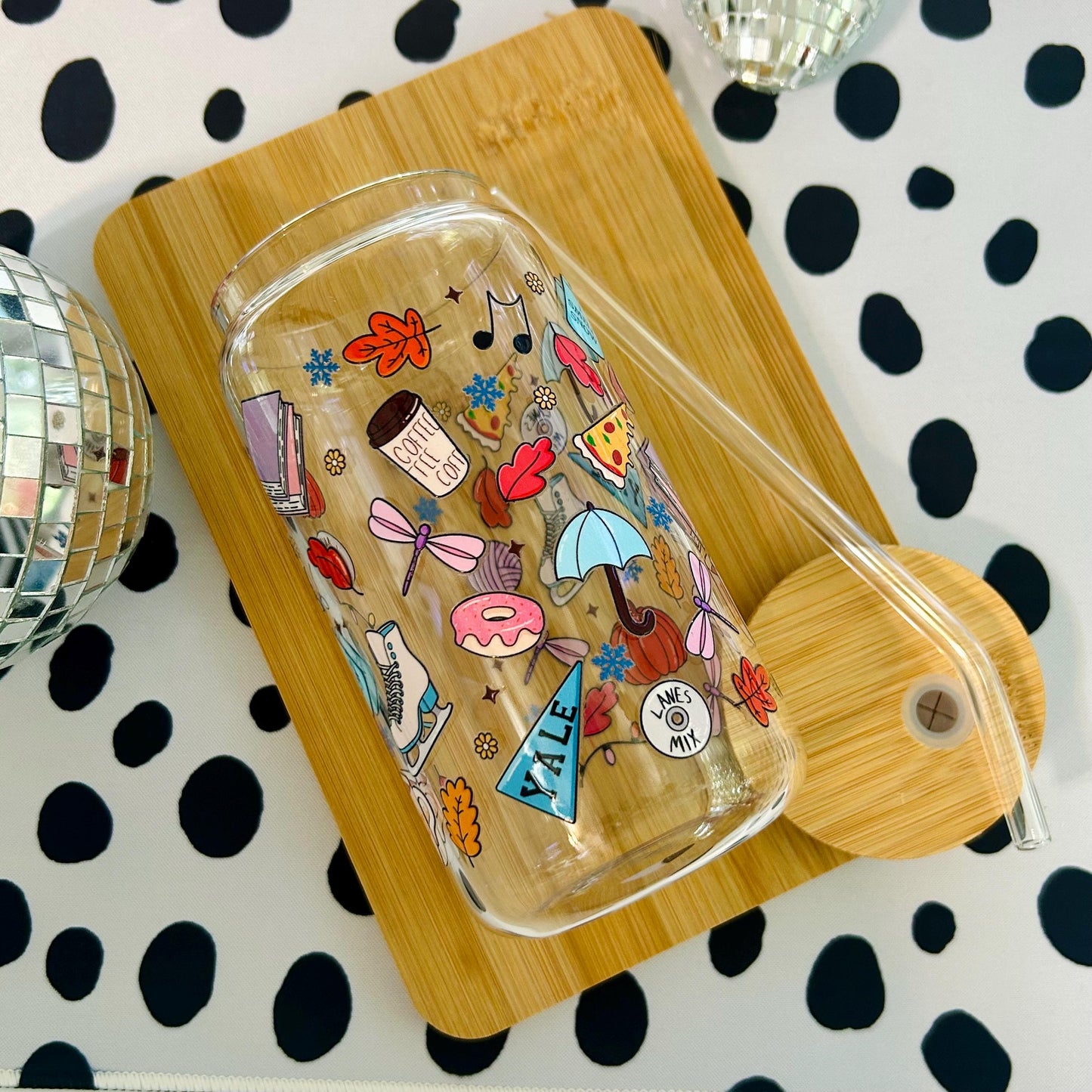 Gilmore Girls Fan Gift, Handmade Drinkware, Stars Hallow, Double-Sided UVTDF Vinyl tumbler, Luke's Diner Mug, Gift for Her, Collectible