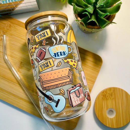 Friends Sitcom Glass Cup
