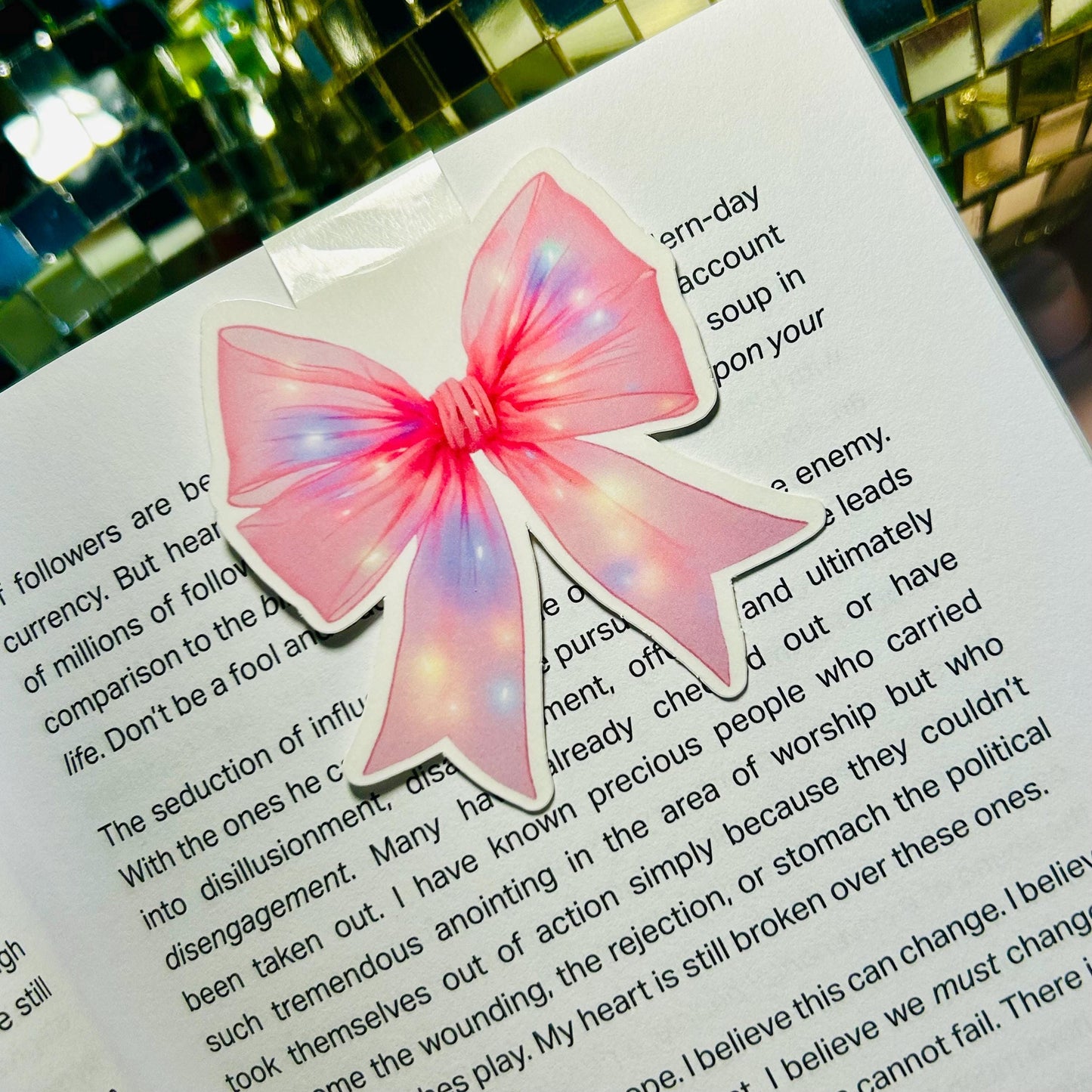 Coquette Bow Bookmark