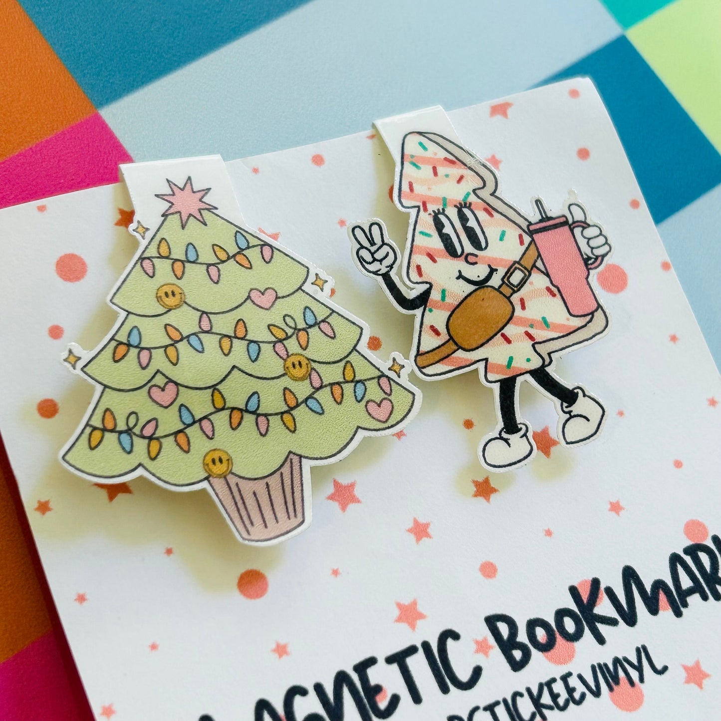 Christmas Magnetic Bookmark Set