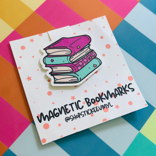 Groovy Bookstack Magnetic Bookmarks