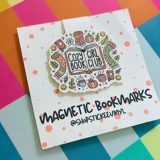 Cozy Readers Magnetic Bookmark