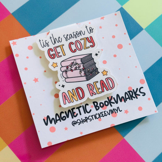 Get Cozy and Read Glossy Bookmark