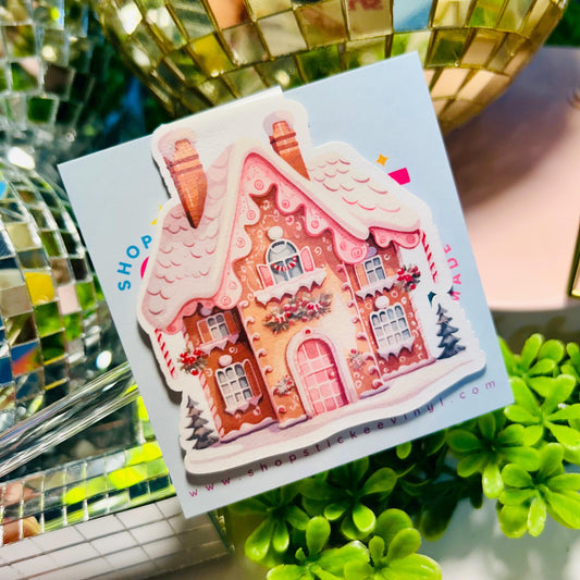 Gingerbread House Magnetic Bookmark