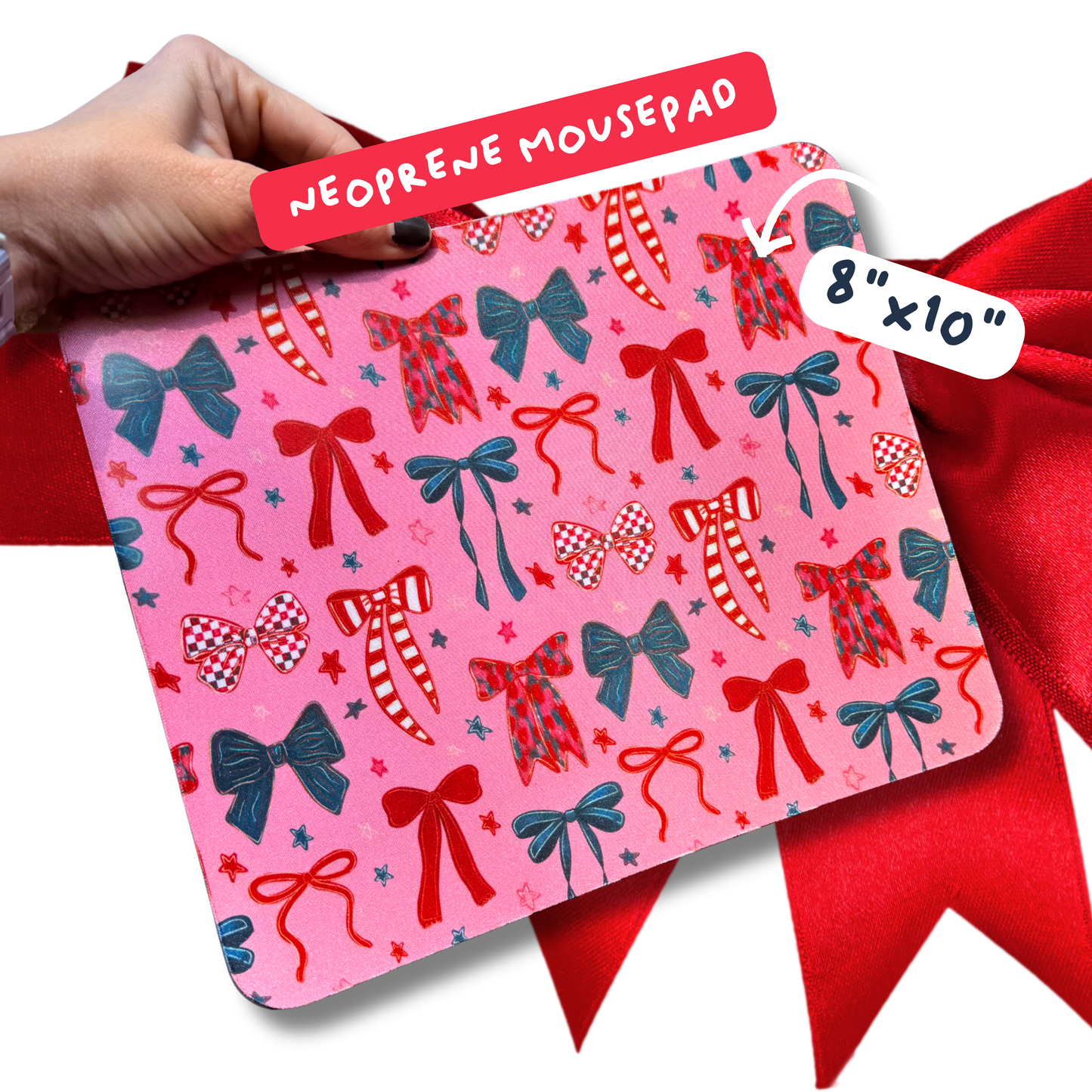 Christmas Coquette Mousepad