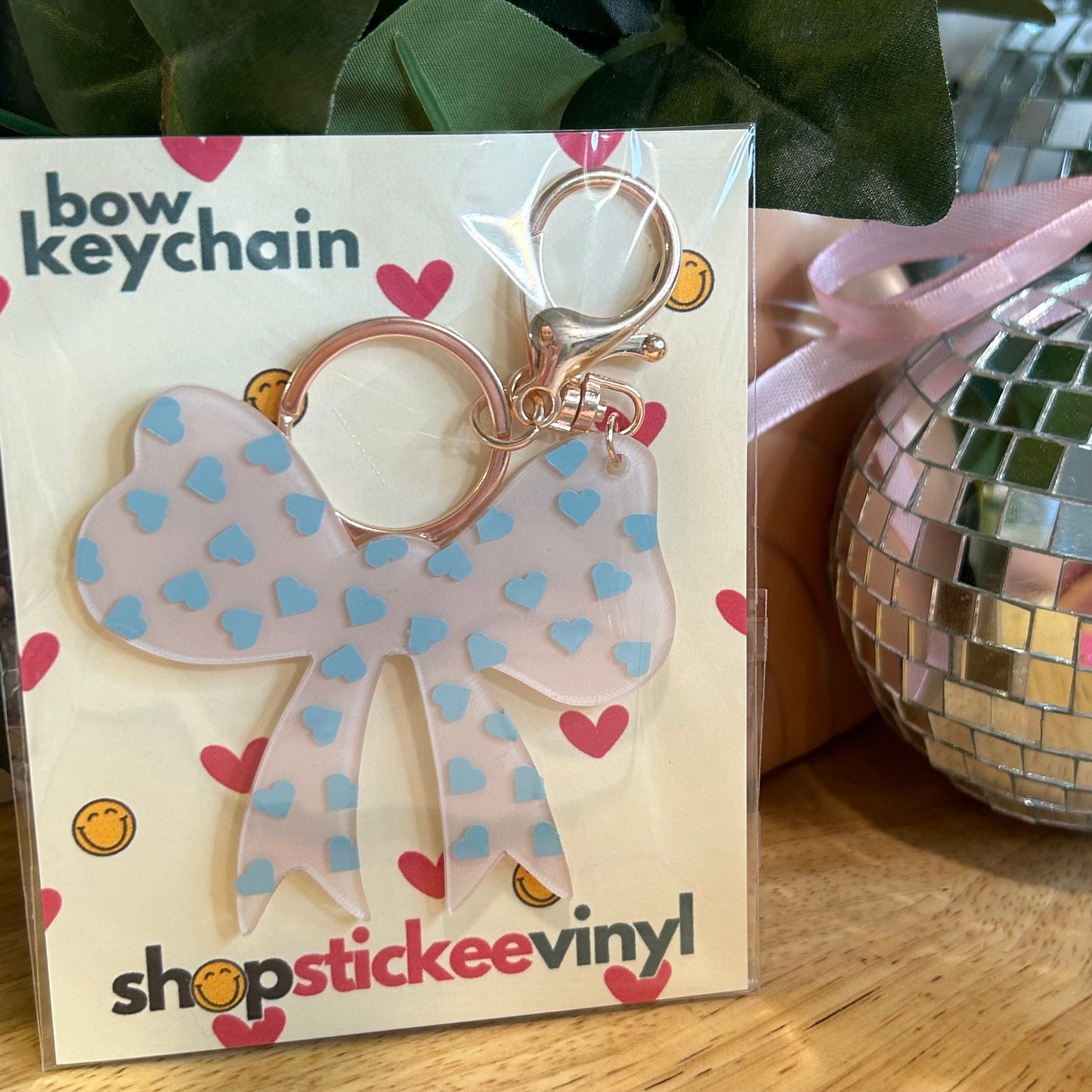 Coquette Bow Keychain