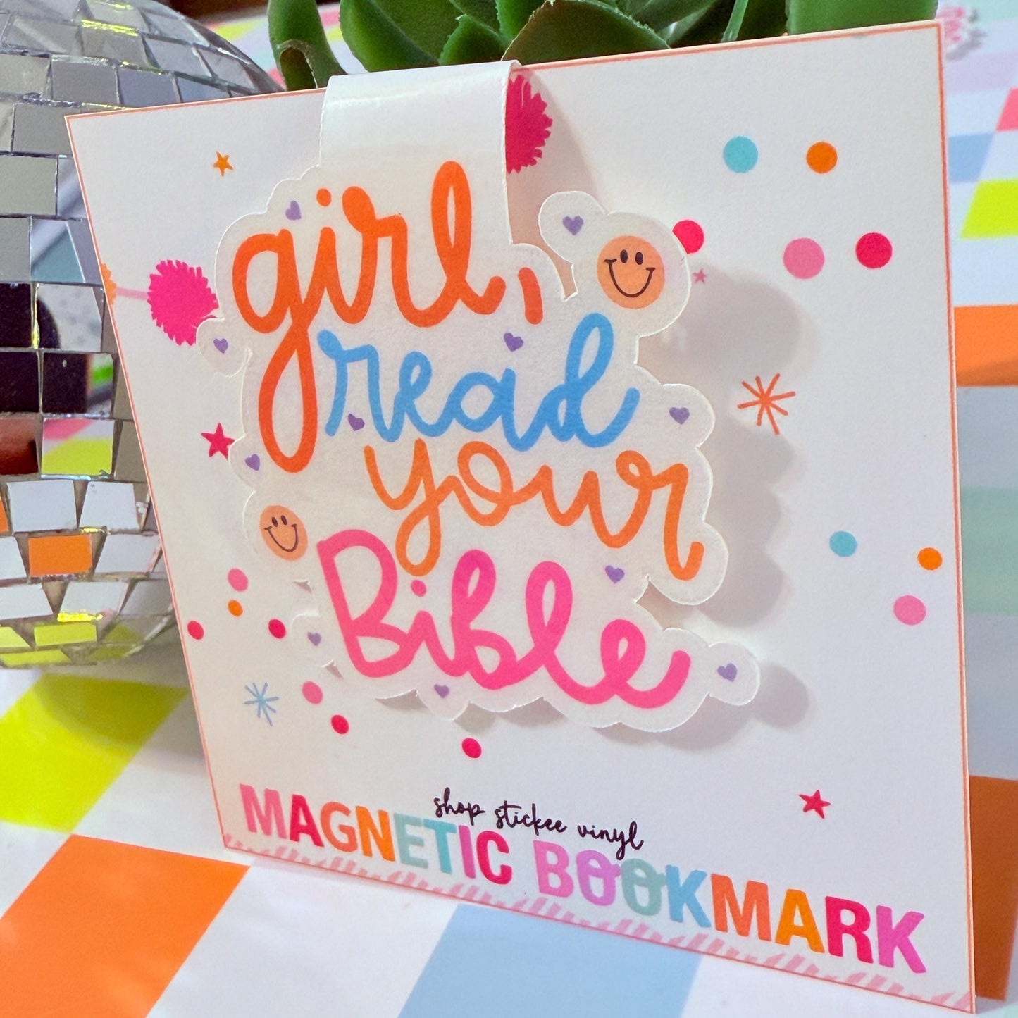 Girl Read Your Bible Bookmark