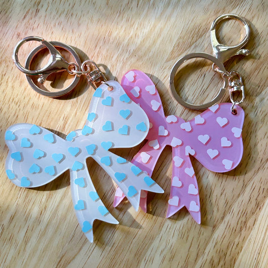 Coquette Bow Keychain