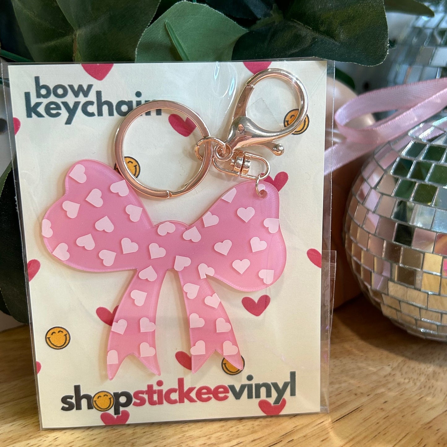 Coquette Bow Keychain