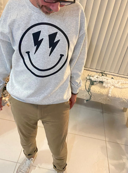 Happy Face Crewneck Sweatshirt