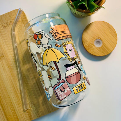 Friends Sitcom Glass Cup