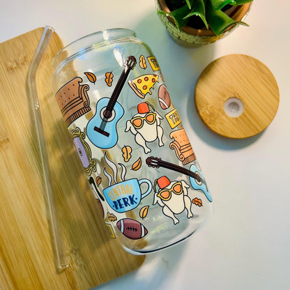 Friends Sitcom Glass Cup