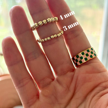 14K Gold-Filled or Sterling Silver Letter Ring