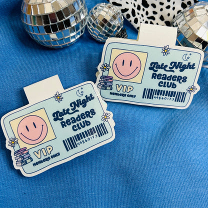 Late Night Readers Club Magnetic Bookmark
