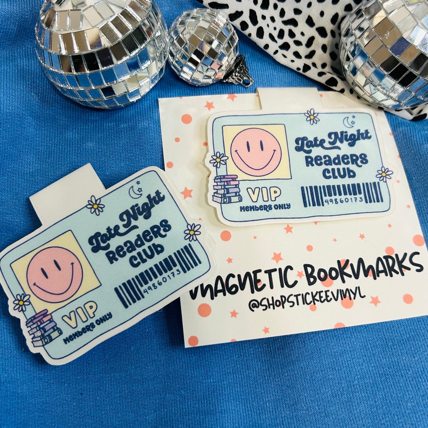 Late Night Readers Club Magnetic Bookmark