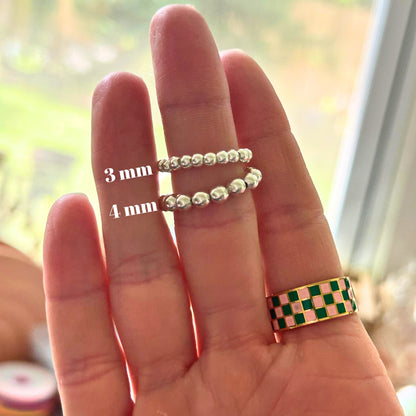 14K Gold-Filled or Sterling Silver Letter Ring