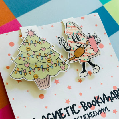 Christmas Magnetic Bookmark Set
