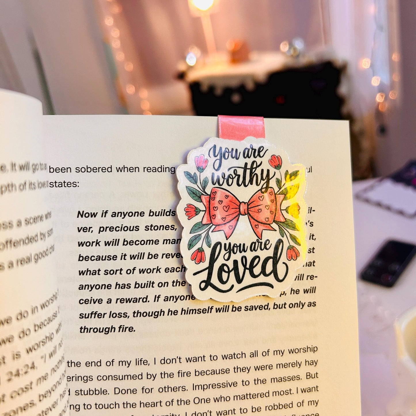 You Are Worthy Bookmark