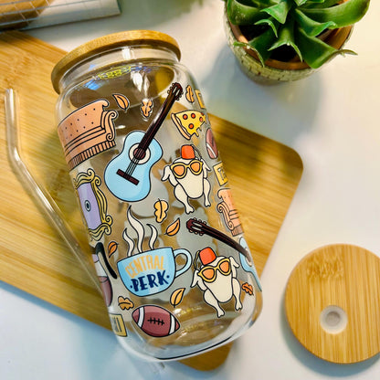 Friends Sitcom Glass Cup