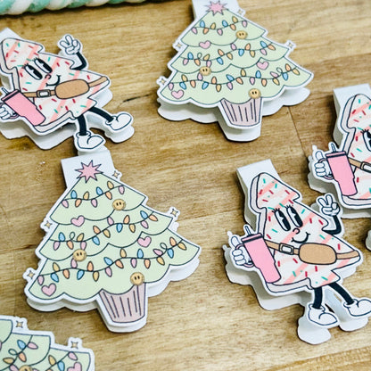 Christmas Cake Magnetic Bookmarks (Set of 2)