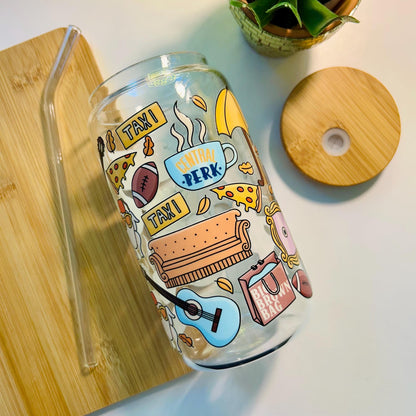 Friends Sitcom Glass Cup