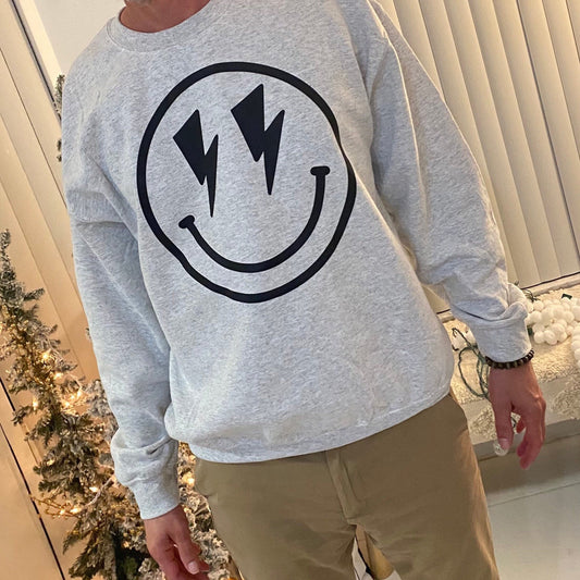 Happy Face Crewneck Sweatshirt