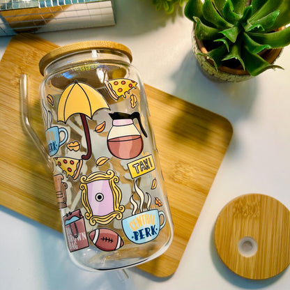 Friends Sitcom Glass Cup
