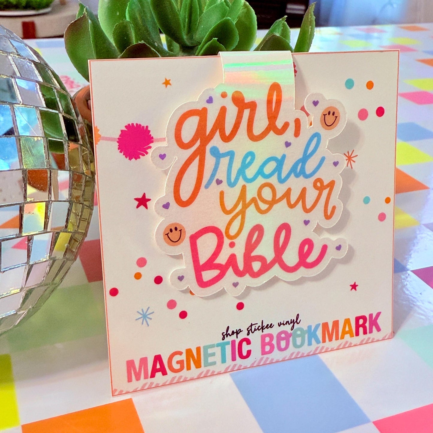 Girl Read Your Bible Bookmark