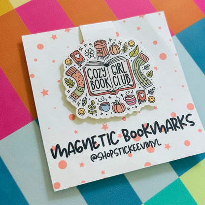 Cozy Readers Magnetic Bookmark