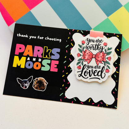 You Are Worthy Bookmark