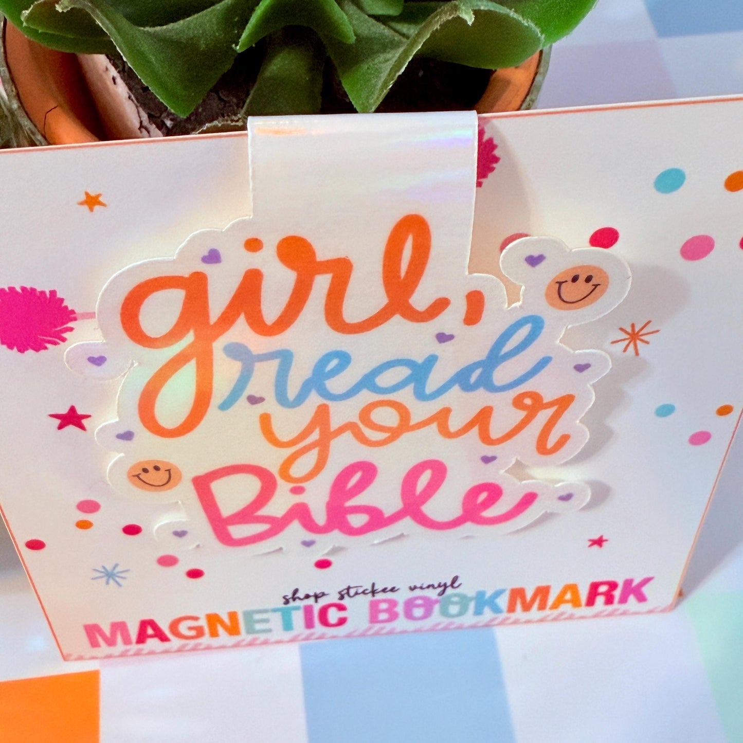 Girl Read Your Bible Bookmark