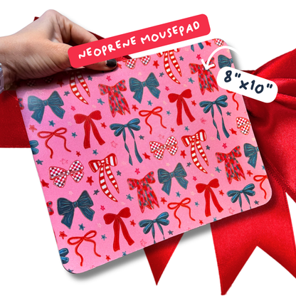 Christmas Coquette Mousepad