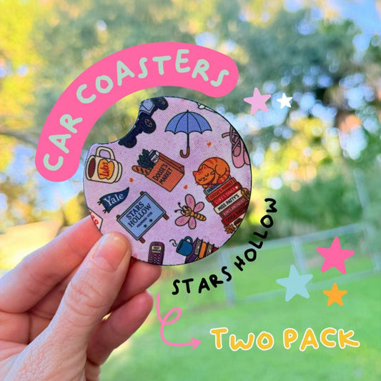 Cozy Town Car Coasters – Two Pack