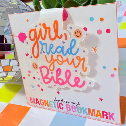 Girl Read Your Bible Bookmark
