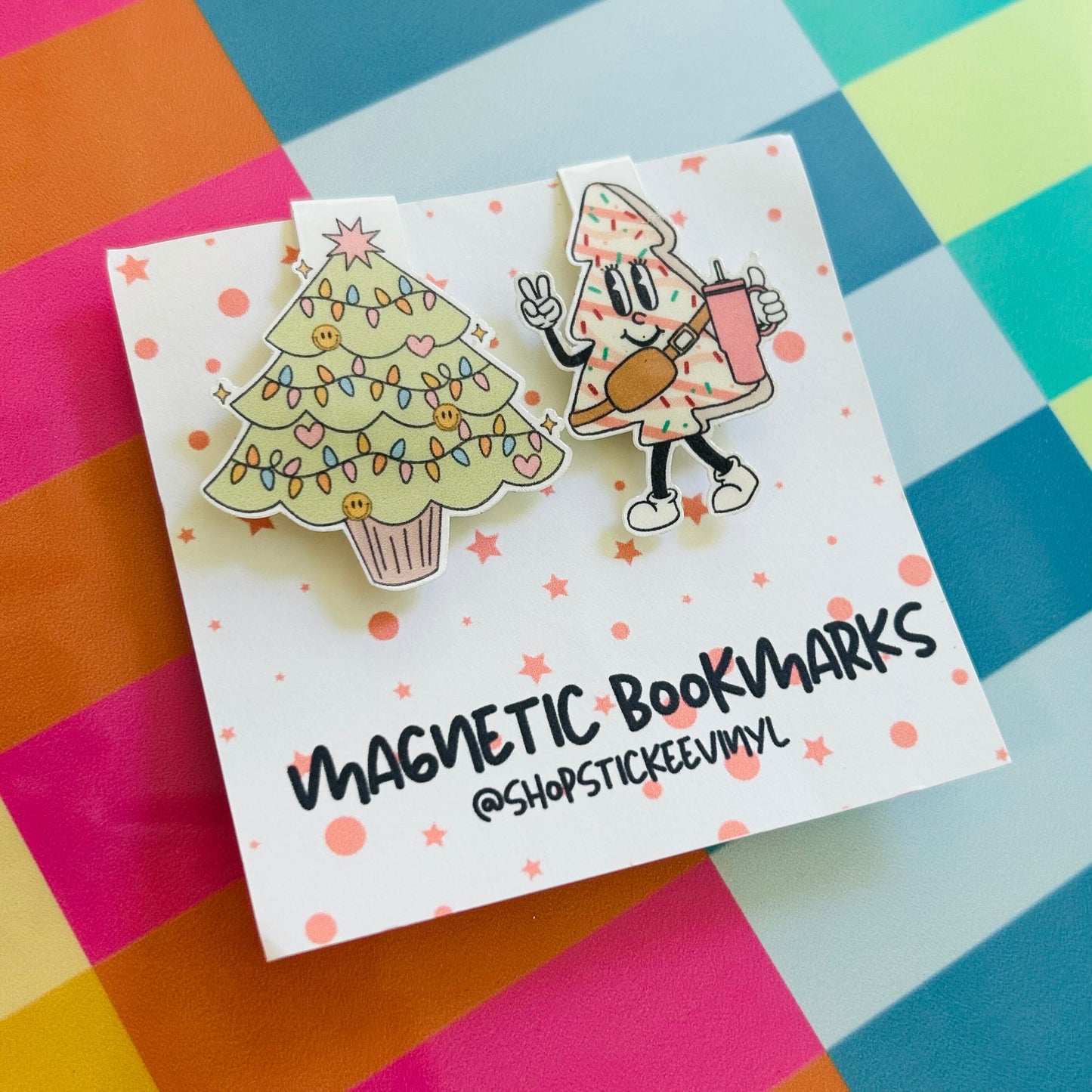 Christmas Magnetic Bookmark Set