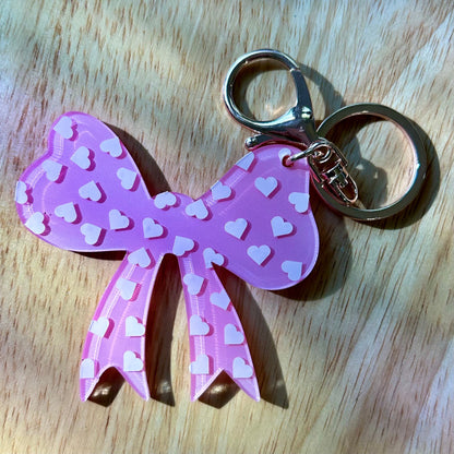 Coquette Bow Keychain
