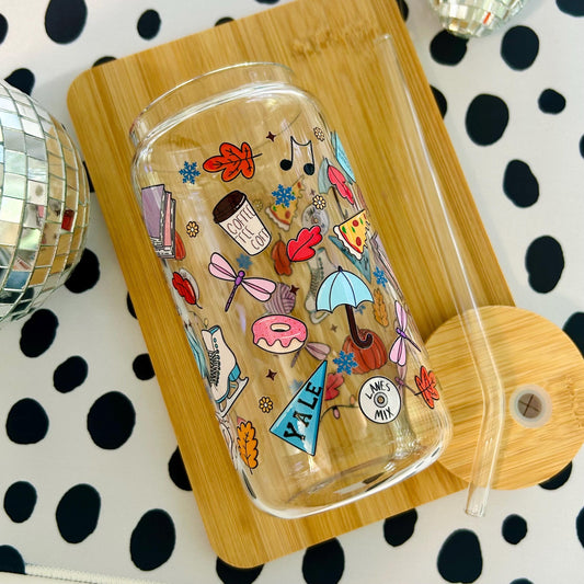 Gilmore Girls Fan Gift, Handmade Drinkware, Stars Hallow, Double-Sided UVTDF Vinyl tumbler, Luke's Diner Mug, Gift for Her, Collectible