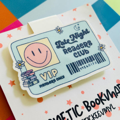 Late Night Readers Club Magnetic Bookmark