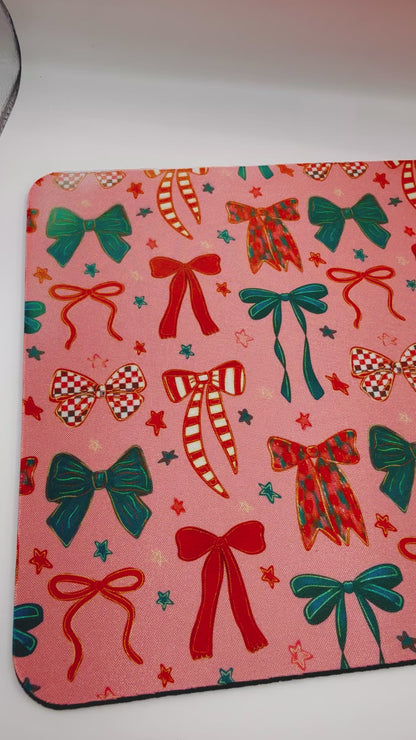 Christmas Coquette Mousepad